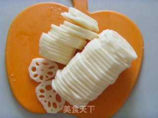 奶香炸藕盒的做法步骤：2
