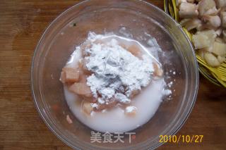 绿芥蓝蘑菇鸡丁的做法步骤：7