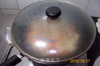 绿芥蓝蘑菇鸡丁的做法步骤：7