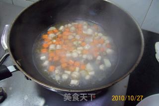 绿芥蓝蘑菇鸡丁的做法步骤：7