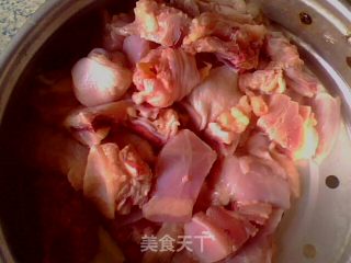 饕餮の蕨菜烧鸡的做法步骤：2