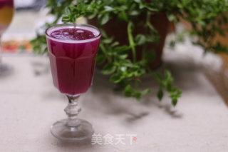 紫甘蓝蜂蜜柠檬饮的做法