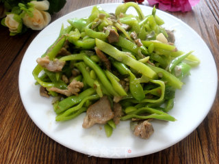 豆角丝炒肉的做法