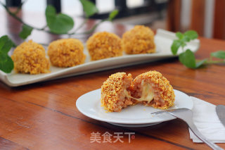 芝士烤饭团的做法