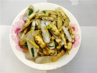 葱香海蛏的做法