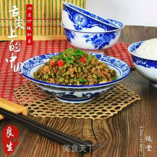 米饭杀手—酸豇豆炒肉末的做法