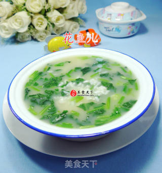 浓汤宝菠菜泡饭的做法
