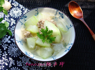 冬瓜汆丸子的做法