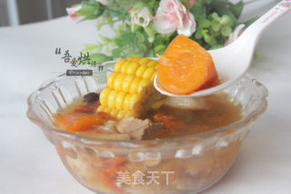 山药玉米瘦肉汤的做法