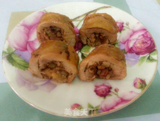 糯米鸡肉卷的做法
