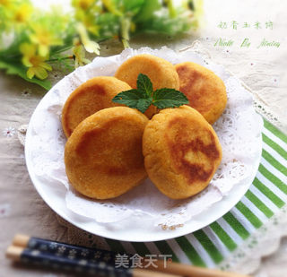 奶香玉米饼的做法