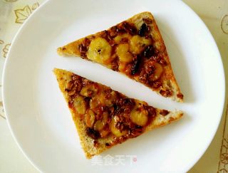 焦糖燕麦水果土司的做法