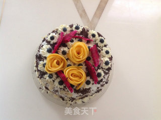 巧克力生日蛋糕的做法