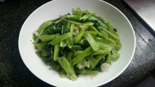 蒜炒空心菜的做法