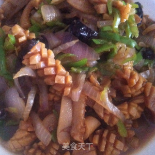 炒鱿鱼的做法