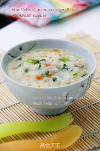 幼儿辅食---青菜胡萝卜肉末厚粥