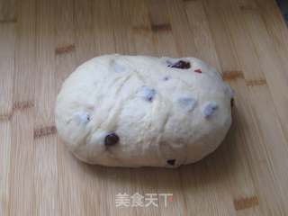 酒渍蔓越莓吐司的做法步骤：2