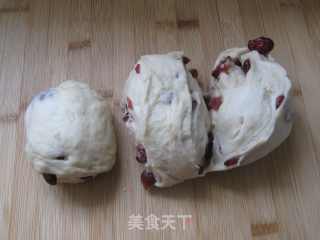 酒渍蔓越莓吐司的做法步骤：2