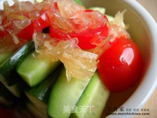 蜜柚汁黄瓜的做法步骤：2