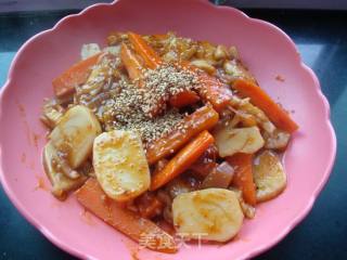 我的午餐--辣炒年糕的做法步骤：2