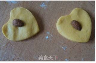 烤杏仁南瓜饼干的做法步骤：2