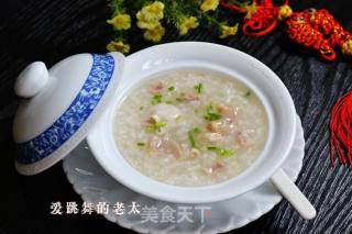 鱼鳔瘦肉粥的做法