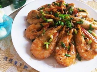 蚝油大虾的做法