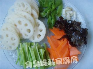 拌水芹香的做法步骤：2