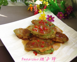煎酿丝瓜盒的做法