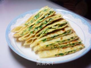韭菜鸡蛋煎饼的做法步骤：3