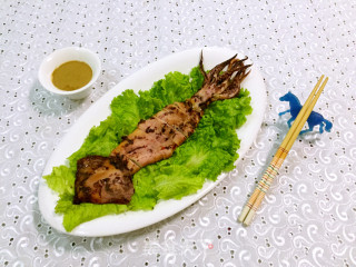 烤鱿鱼的做法