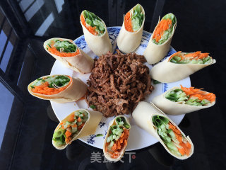 豆腐皮卷三丝的做法