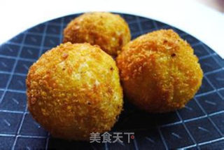 浓缩车达芝士酱饭团子的做法