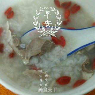 猪心瘦肉粥的做法