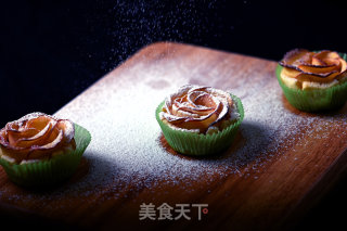 玫瑰花苹果派的做法