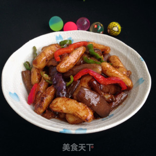 茄子爱年糕的做法