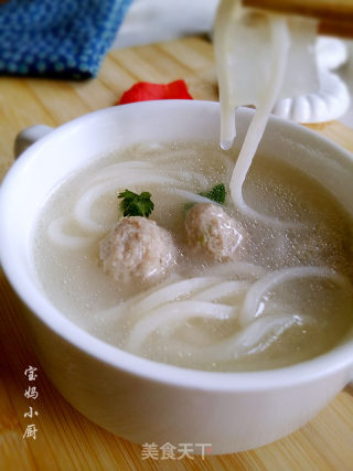 冬瓜肉丸面的做法