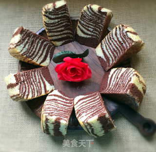 斑马纹戚风蛋糕