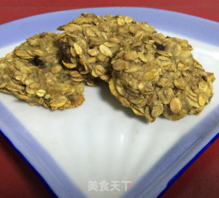 香蕉燕麦饼干的做法