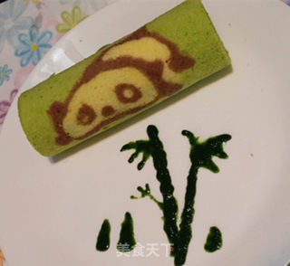 彩绘戚风蛋糕卷
