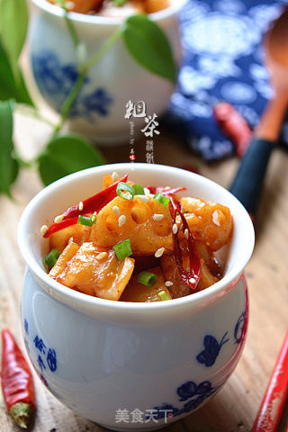 酸辣藕丁的做法