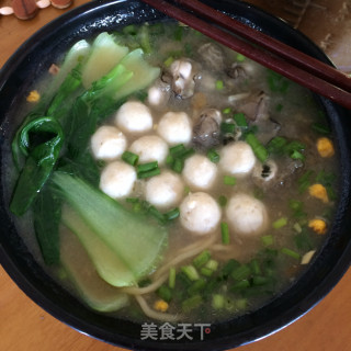 海蛎羹面汤的做法