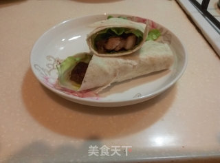 韩式炒五花肉配卷饼的做法
