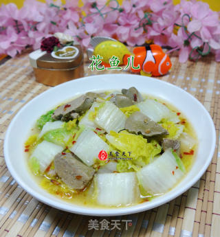 鸭肝炒娃娃菜的做法