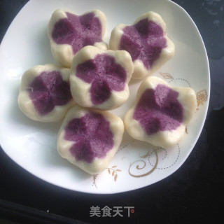紫薯馒头的做法