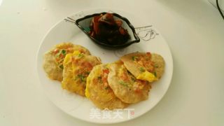 豆渣鸡蛋饼的做法