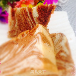 花纹戚风蛋糕的做法