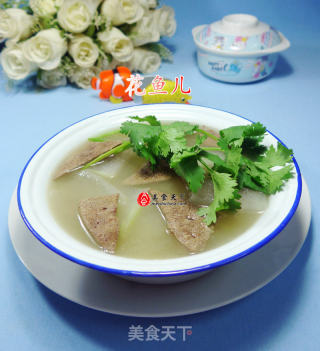 浓汤宝猪肝冬瓜汤的做法