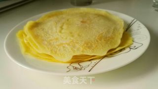 奶香鸡蛋饼的做法