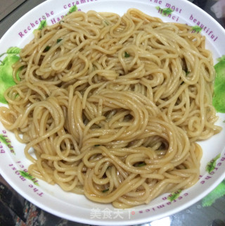葱油拌面的做法